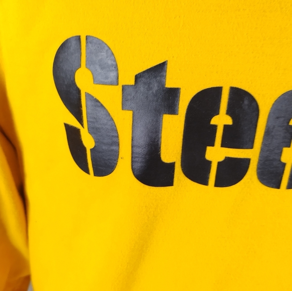 Pittsburgh Steelers Reebok Men's Size XL Reversible Hoodie Nfl Team Gear - Picture 5 of 12